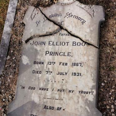 PRINGLE John Elliot Boog 1867-1931 & Beatrice