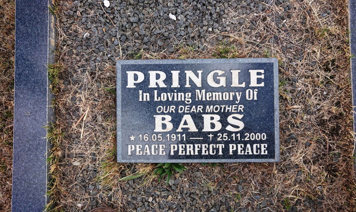 PRINGLE Babs 1911-2000