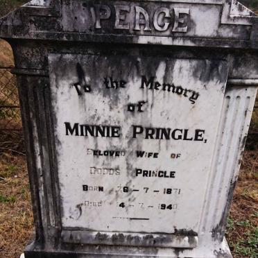 PRINGLE Minnie 1871-1940