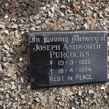 PURCOCKS Joseph Ashworth 1922-1994