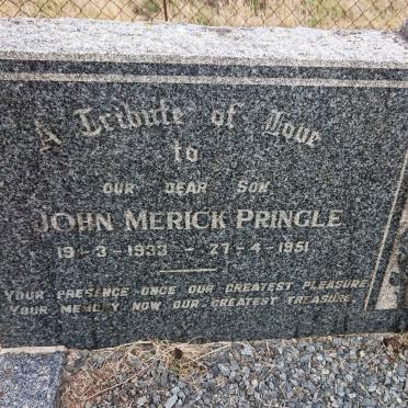 PRINGLE John Merick 1933-1951