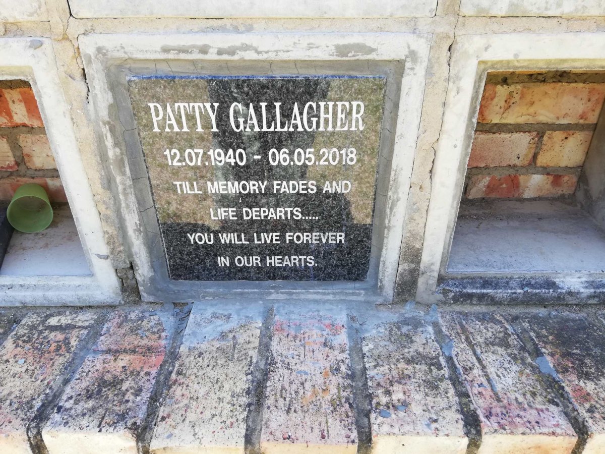 GALLAGHER Patty 1940-2018