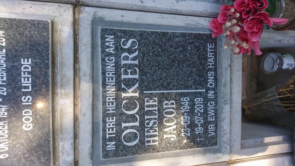 OLCKERS Heslie Jacoba 1946-2019