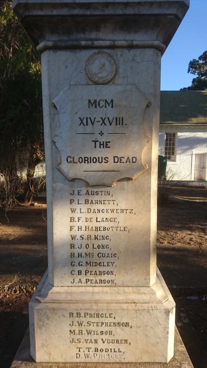 2. War Memorial Casualties 1914-1918