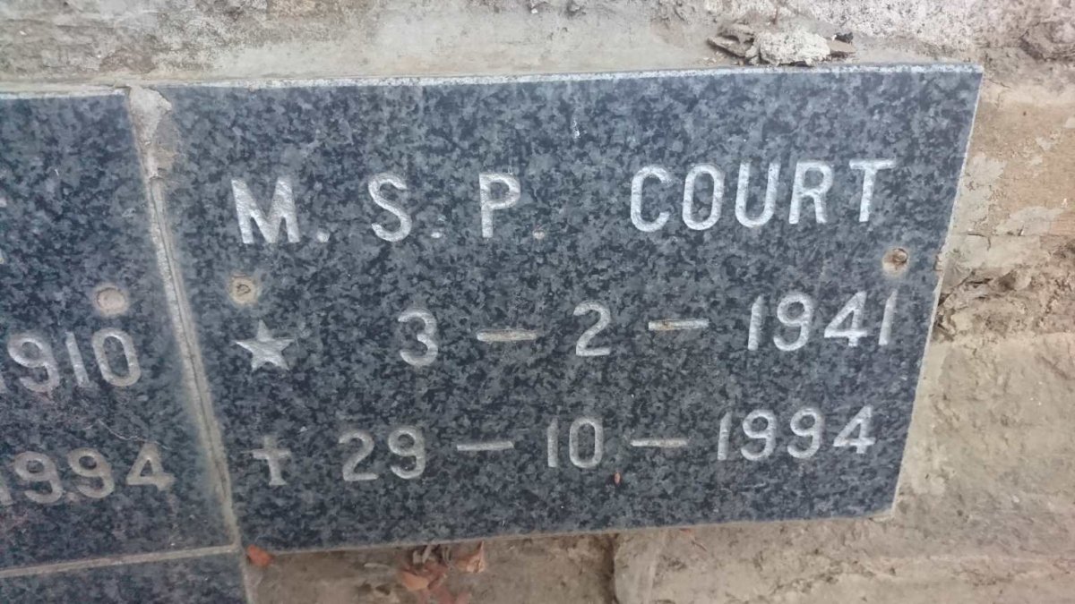 COURT M.S.P. 1941-1994