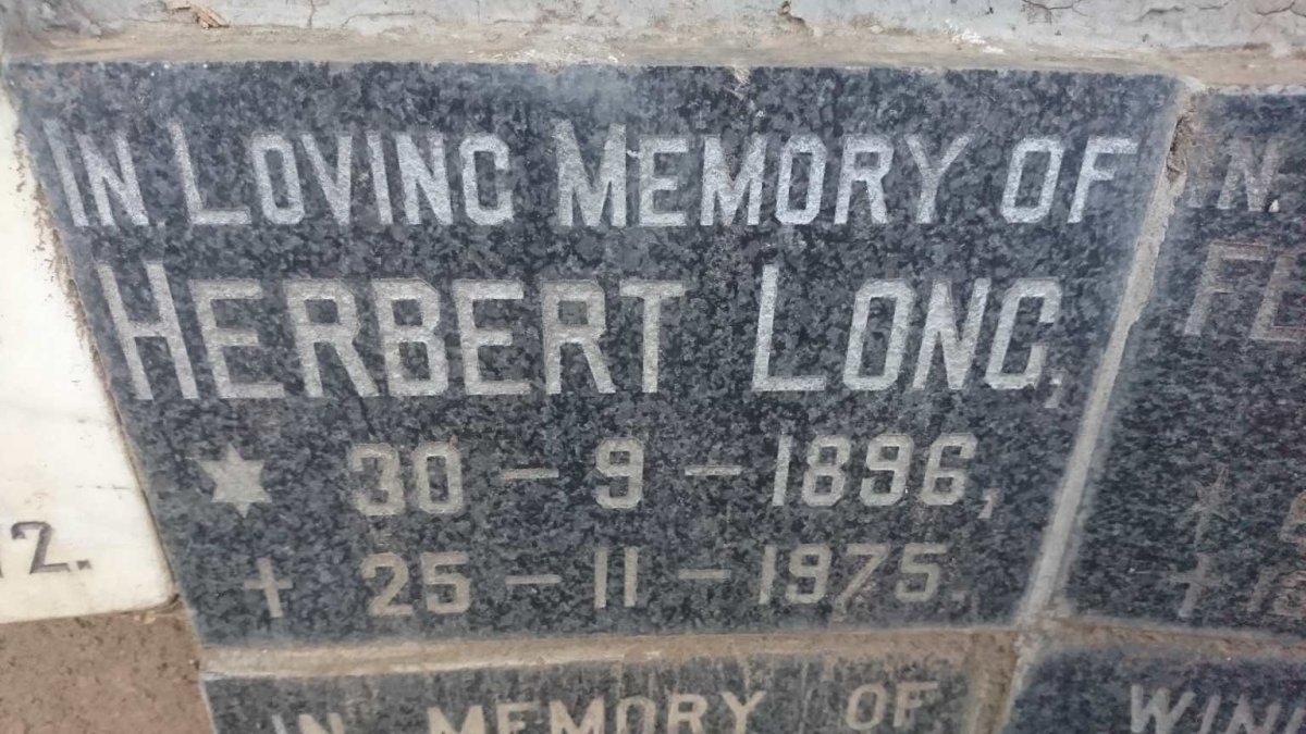 LONG Herbert 1896-1975