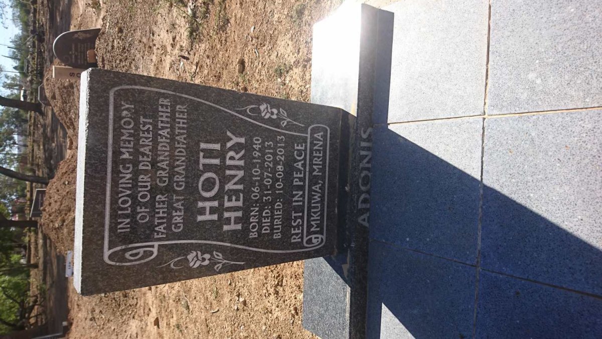 ADONIS Hoti Henry 1940-2013