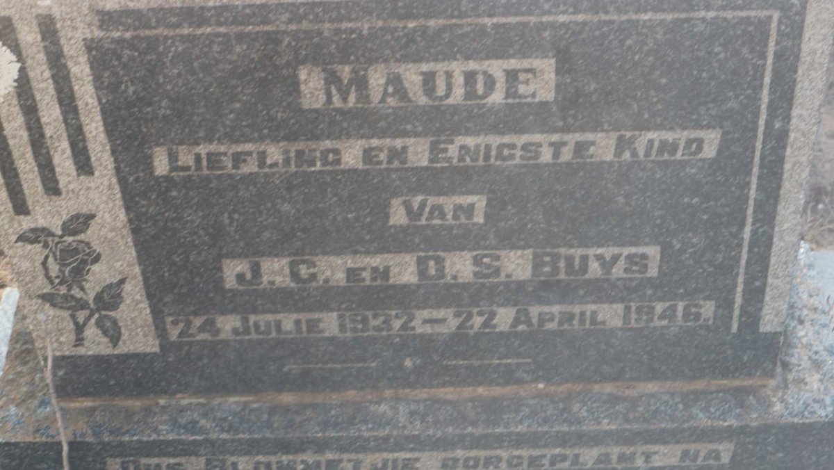 BUYS Maude 1932-1946