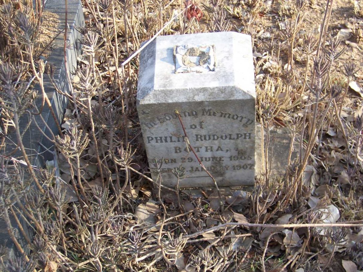 BOTHA Philip Rudolph 1905-1907