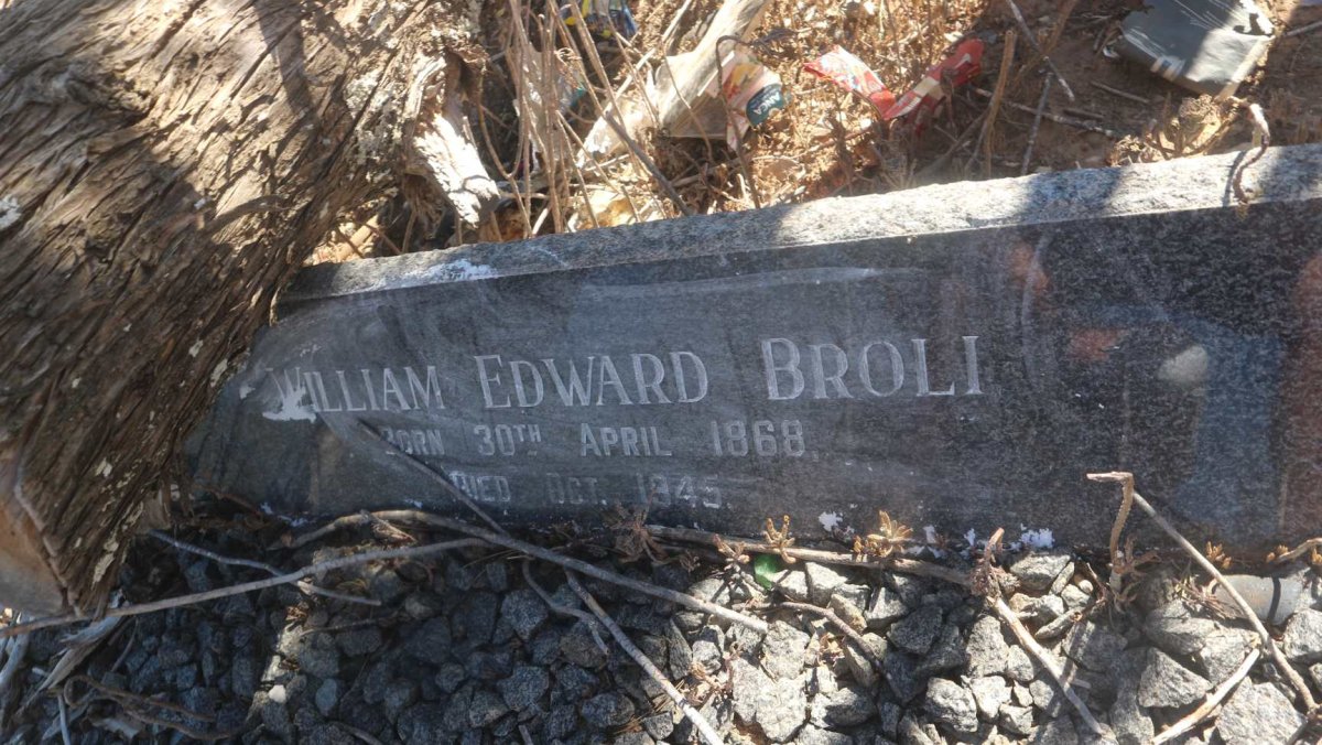 BROLI William Edward 1868-1945 &amp; Anna Margaret 1870-1921