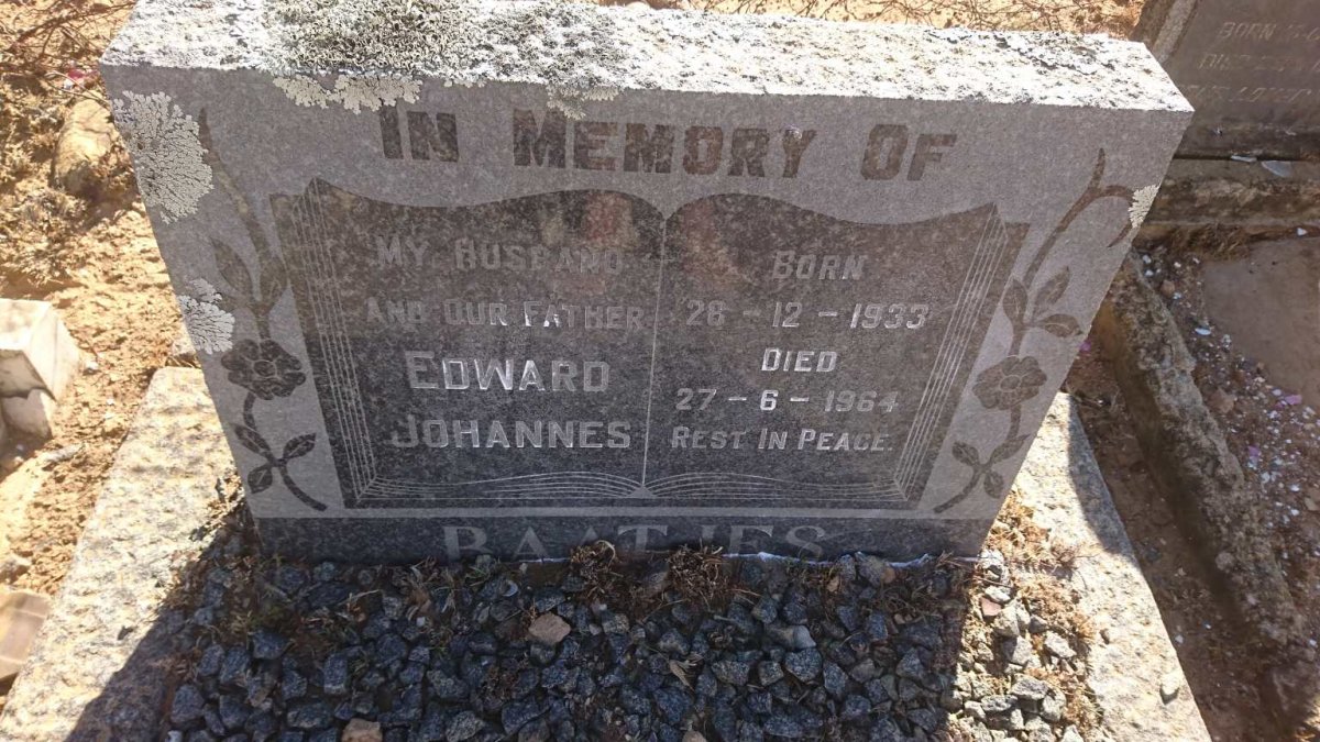 BAATJES Edward Johannes 1933-1964