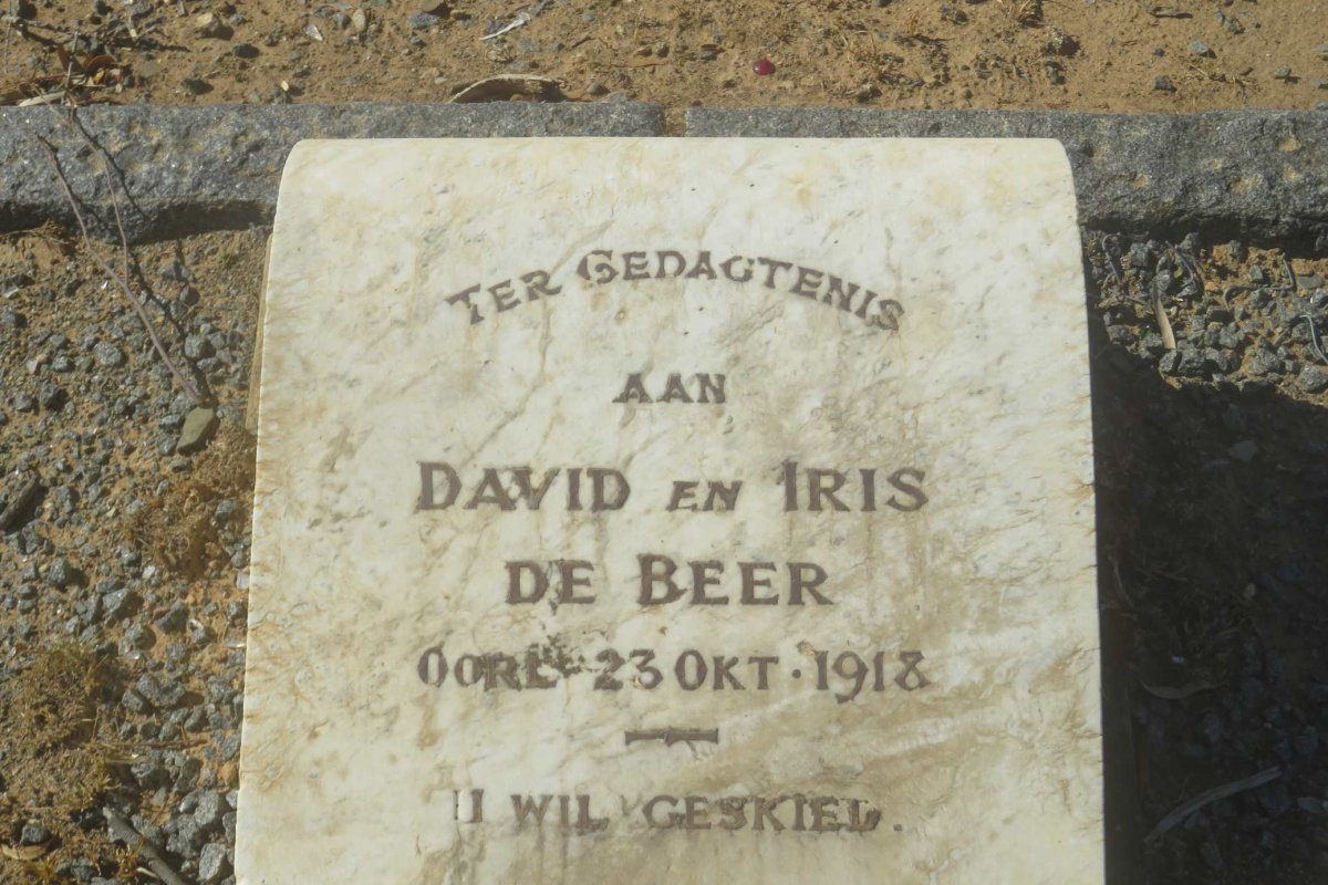 BEER David, de -1918 &amp; Iris -1918