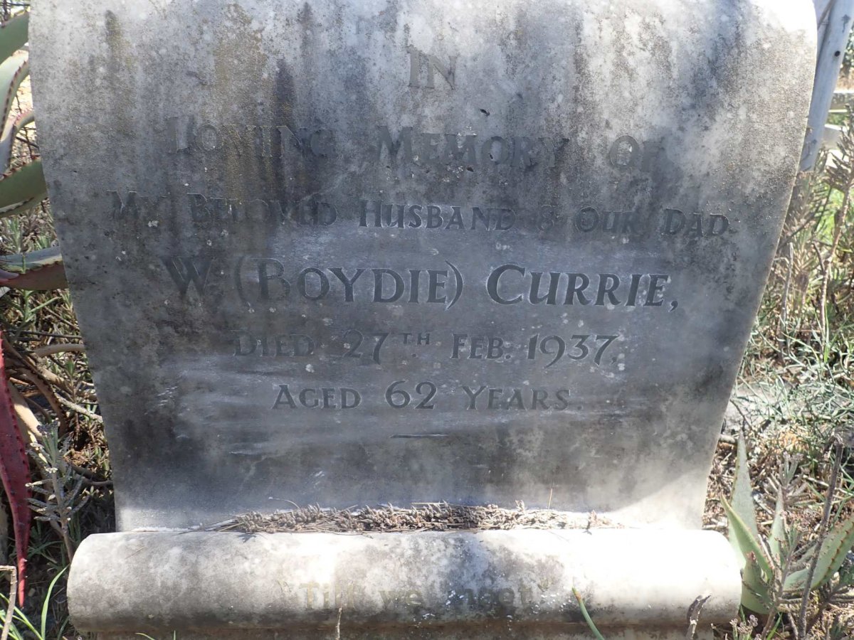 CURRIE W. -1937