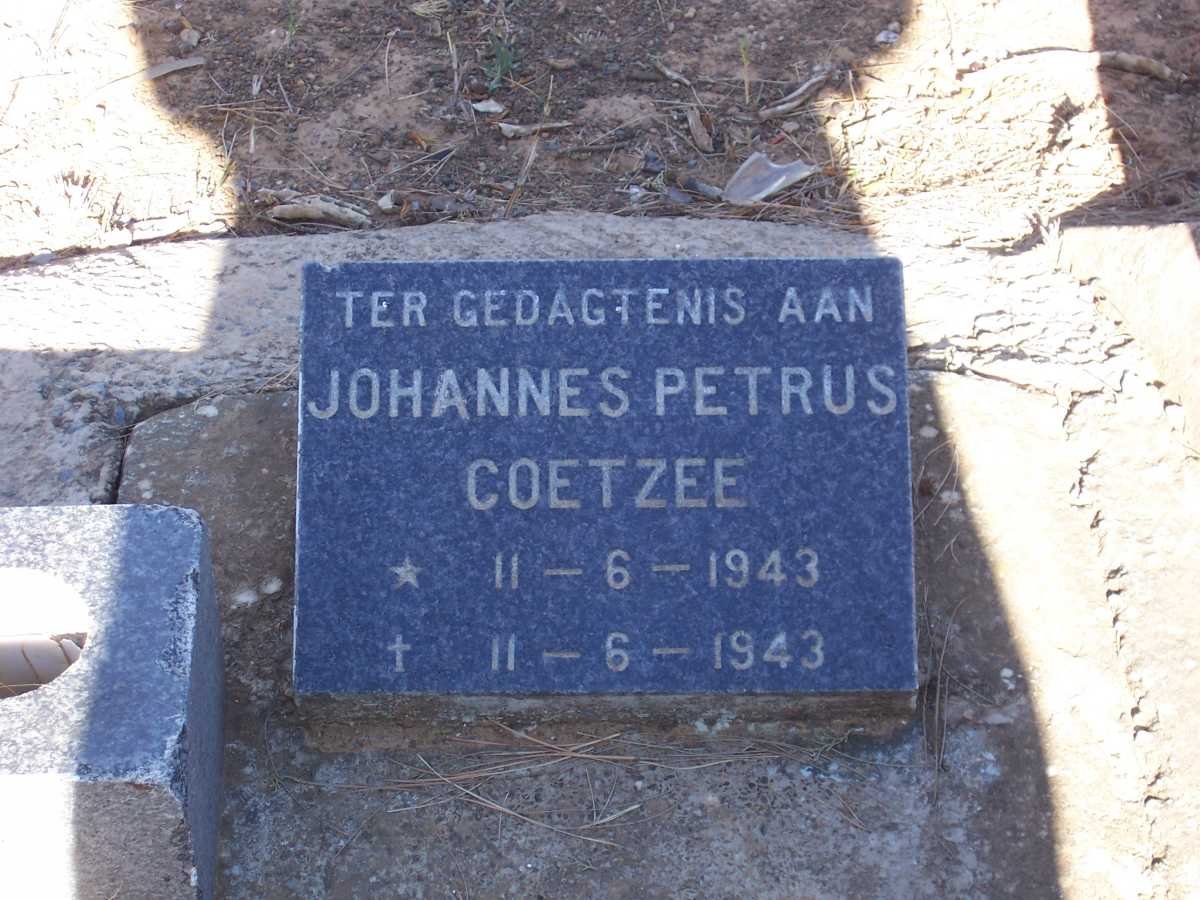 COETZEE Johannes Petrus 1943-1943