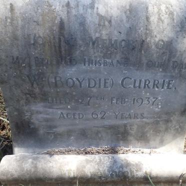 CURRIE W. -1937