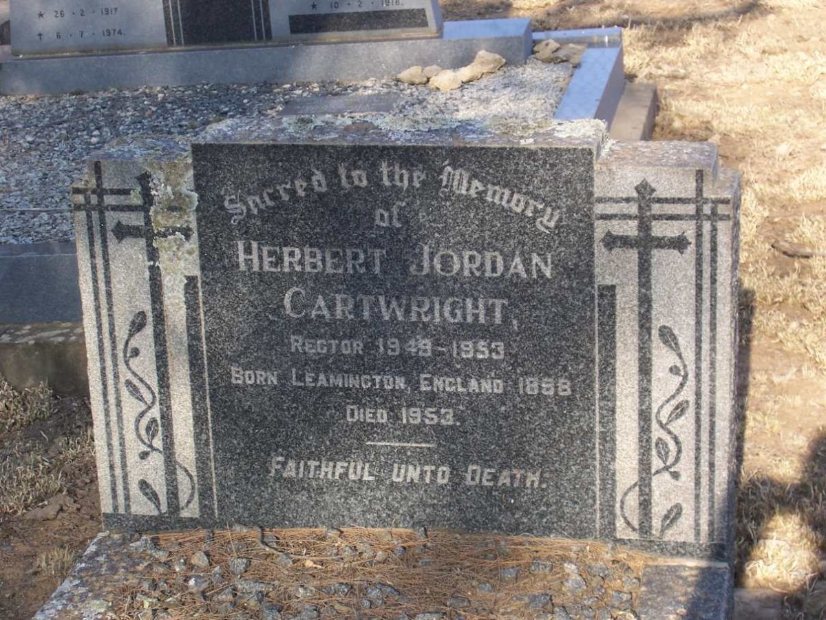 CARTWRIGHT Herbert Jordan 1898-1953