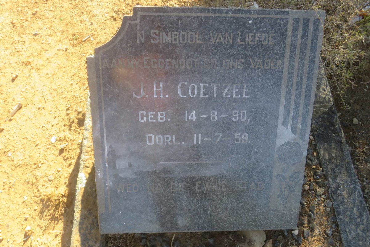 COETZEE J.H. 1890-1959 &amp; Lily Gwendoline SCHMIDT 1897-1973
