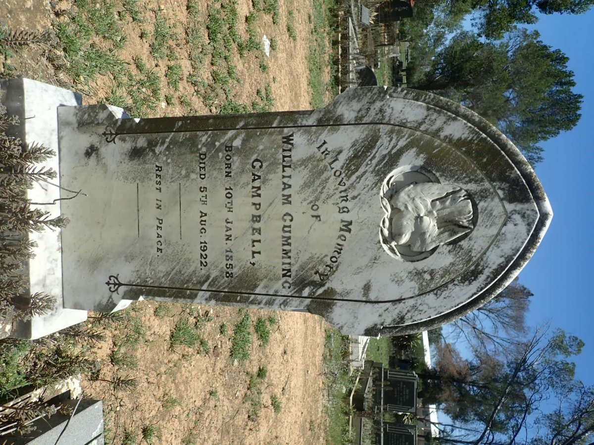 CAMPBELL William Cumming 1858-1922