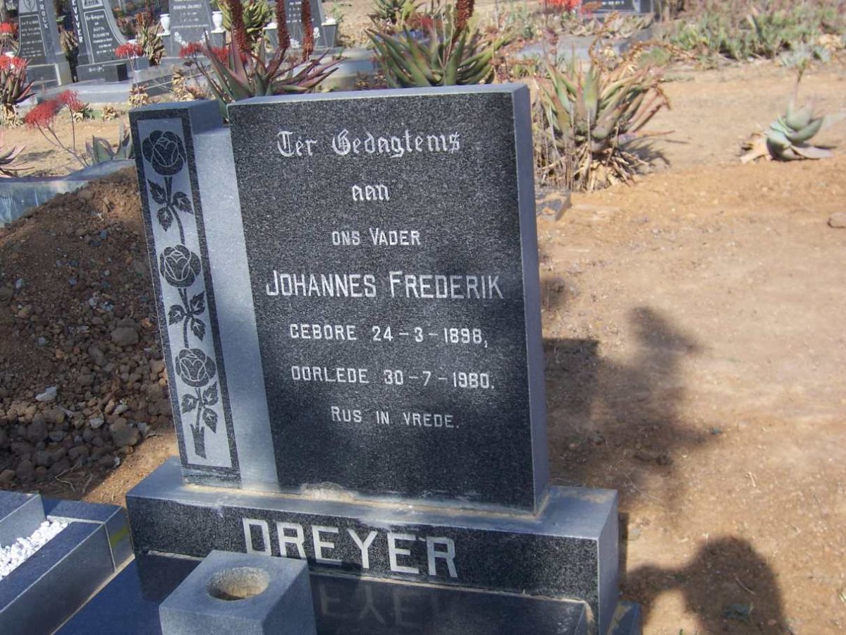 DREYER Johannes Frederik 1898-1980