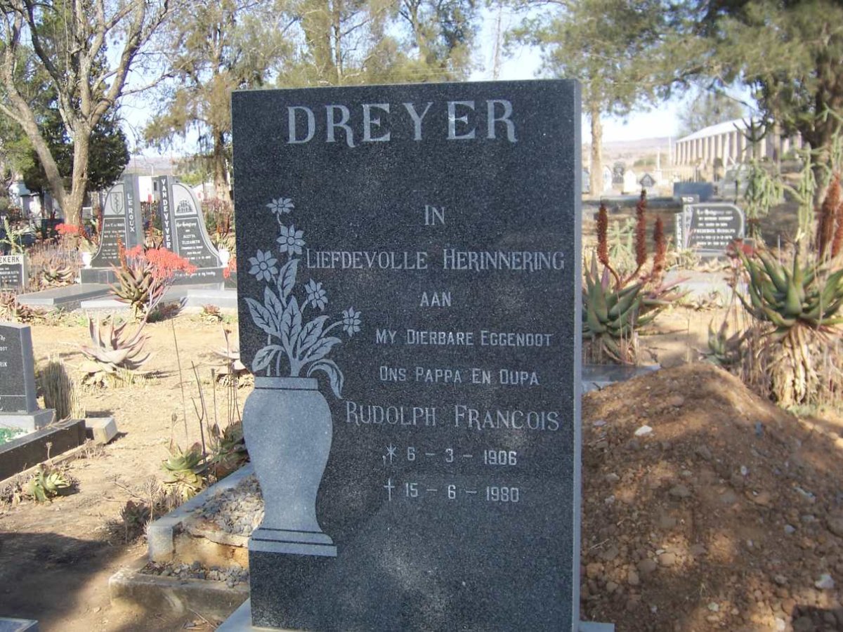 DREYER Rudolph Francois 1906-1980