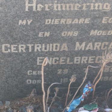 ENGELBRECHT Barend Jacobus 1888-1971 &amp; Gertruida Margaretha 1890-1958