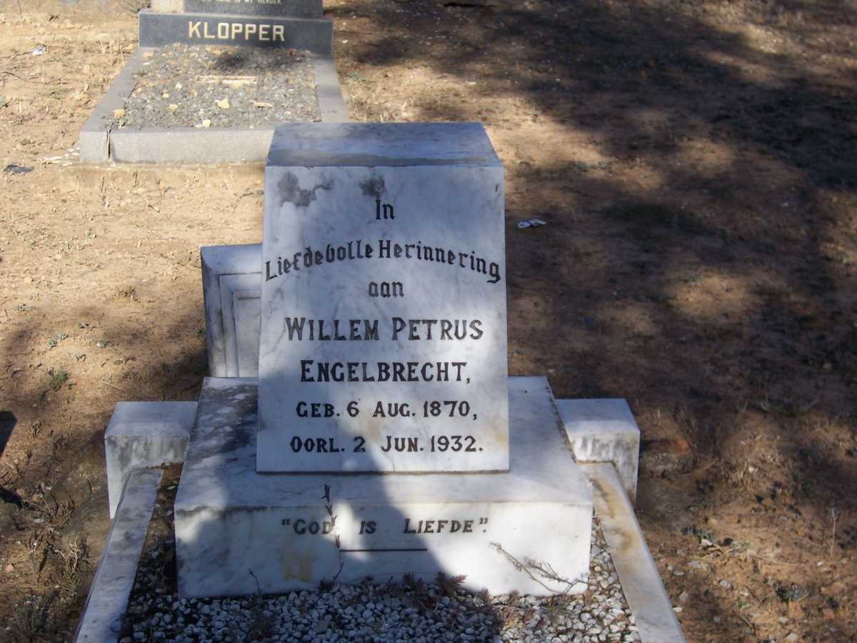 ENGELBRECHT Willem Petrus 1870-1932