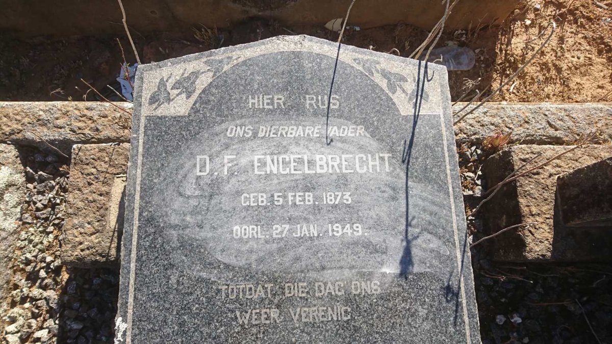 ENGELBRECHT D.F. 1873-1949