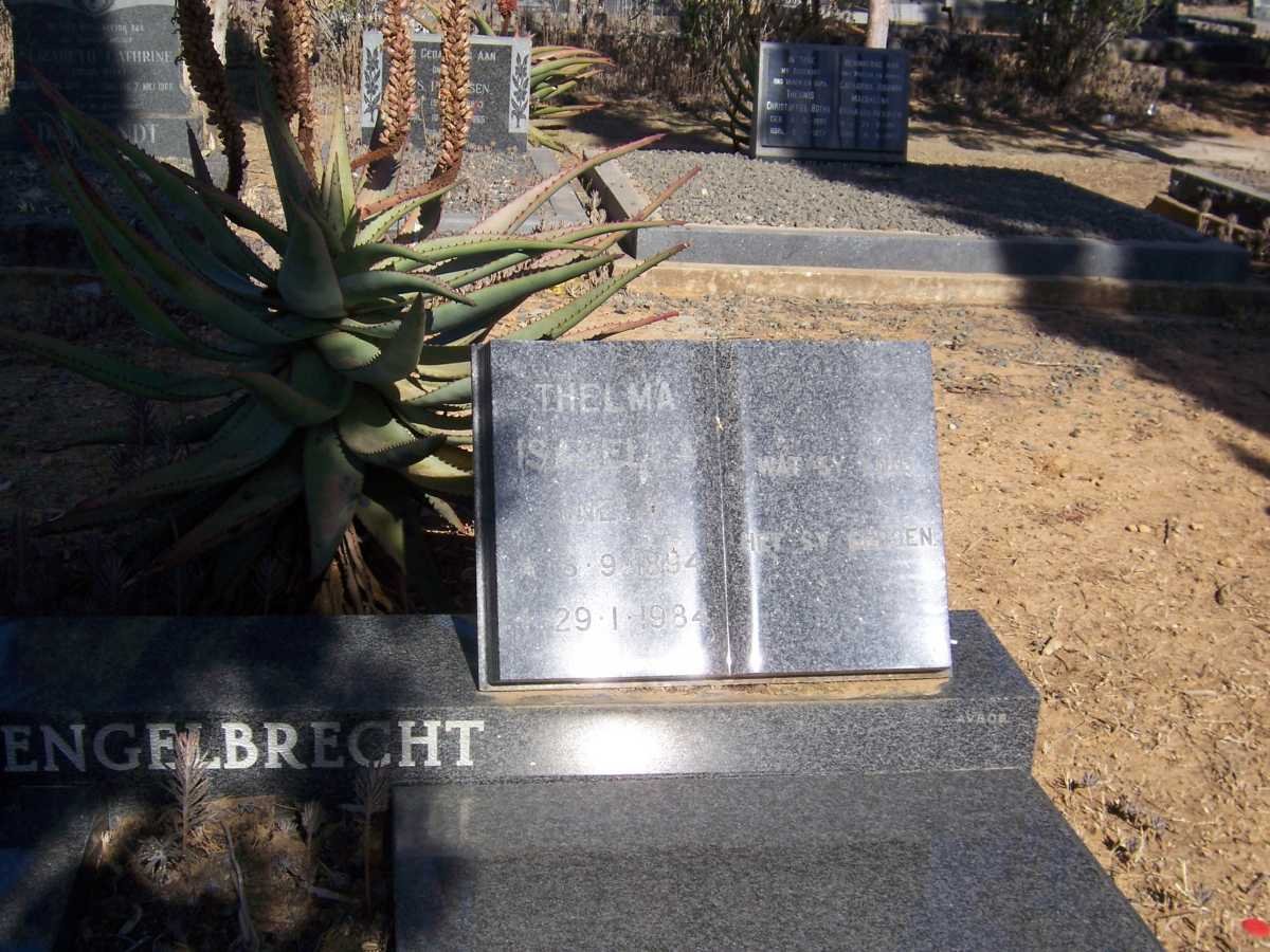 ENGELBRECHT Thelma Isabella 1894-1984