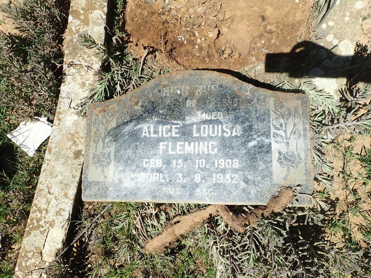 FLEMING Alice Louisa 1908-1952