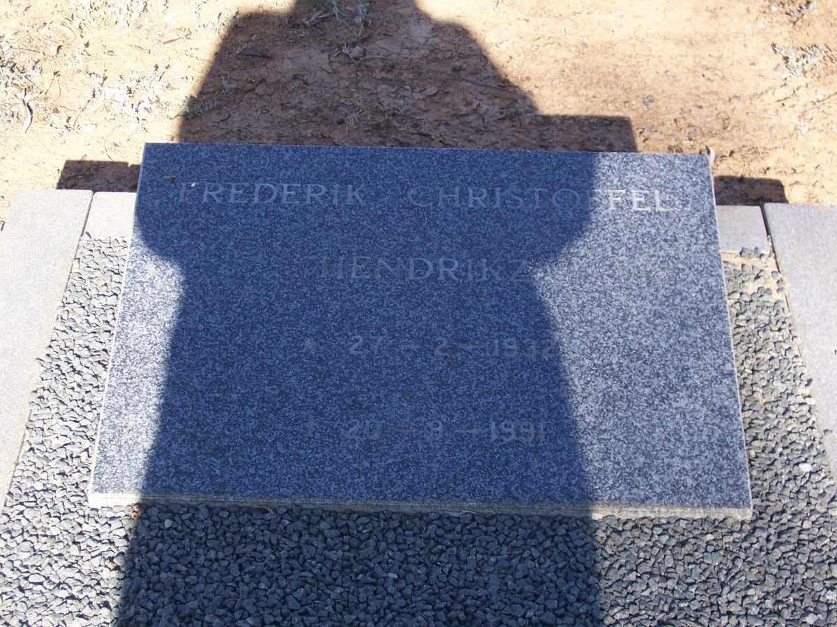 HENDRIKZ Frederik Christoffel 1932-1991