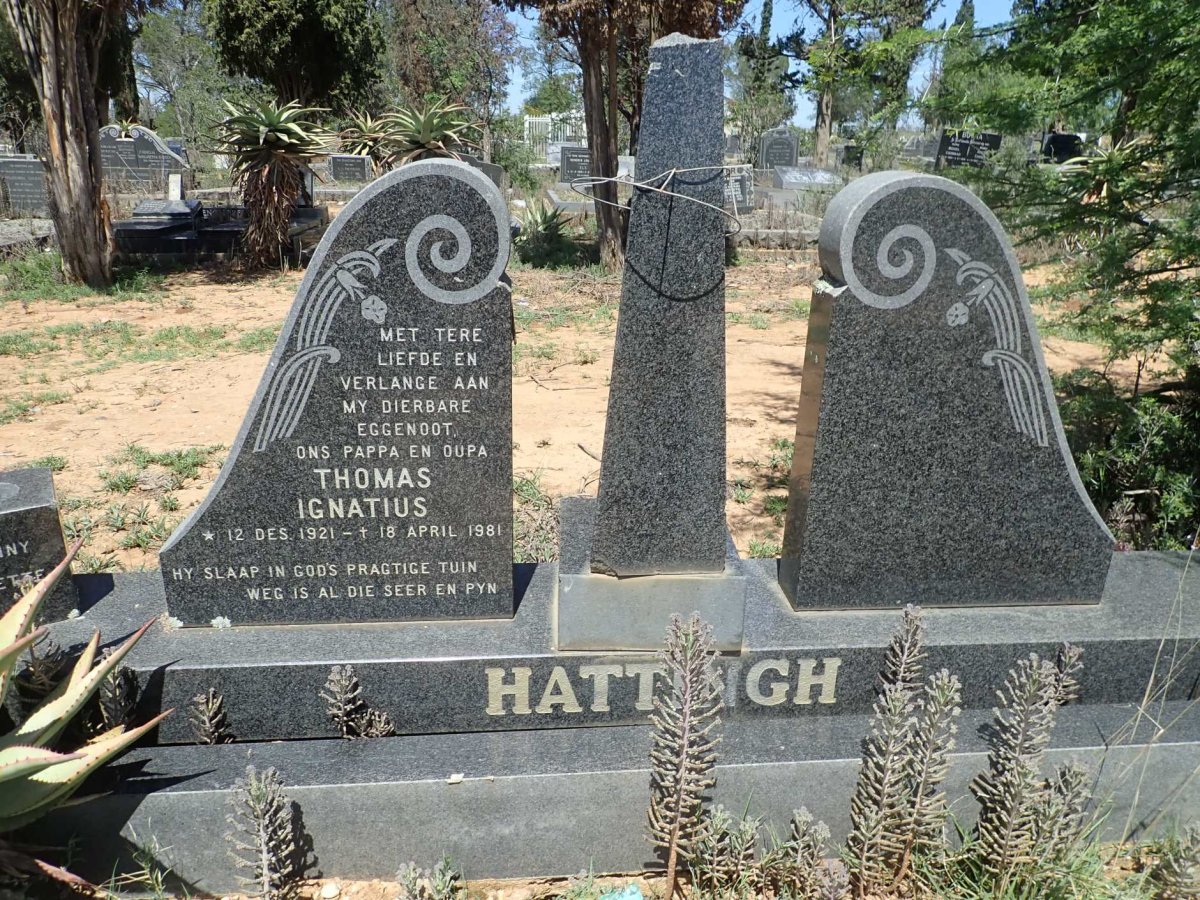 HATTINGH Thomas Ignatius 1921-1981