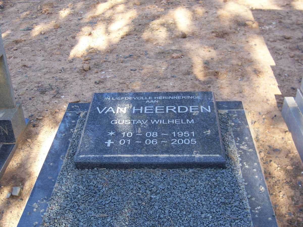 HEERDEN Gustav Wilhelm, van 1951-2005