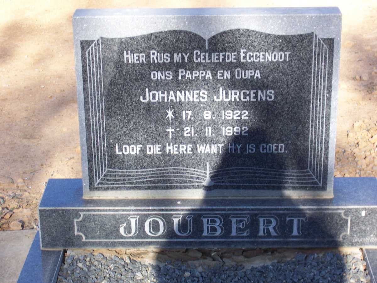 JOUBERT Johannes Jurgens 1922-1992