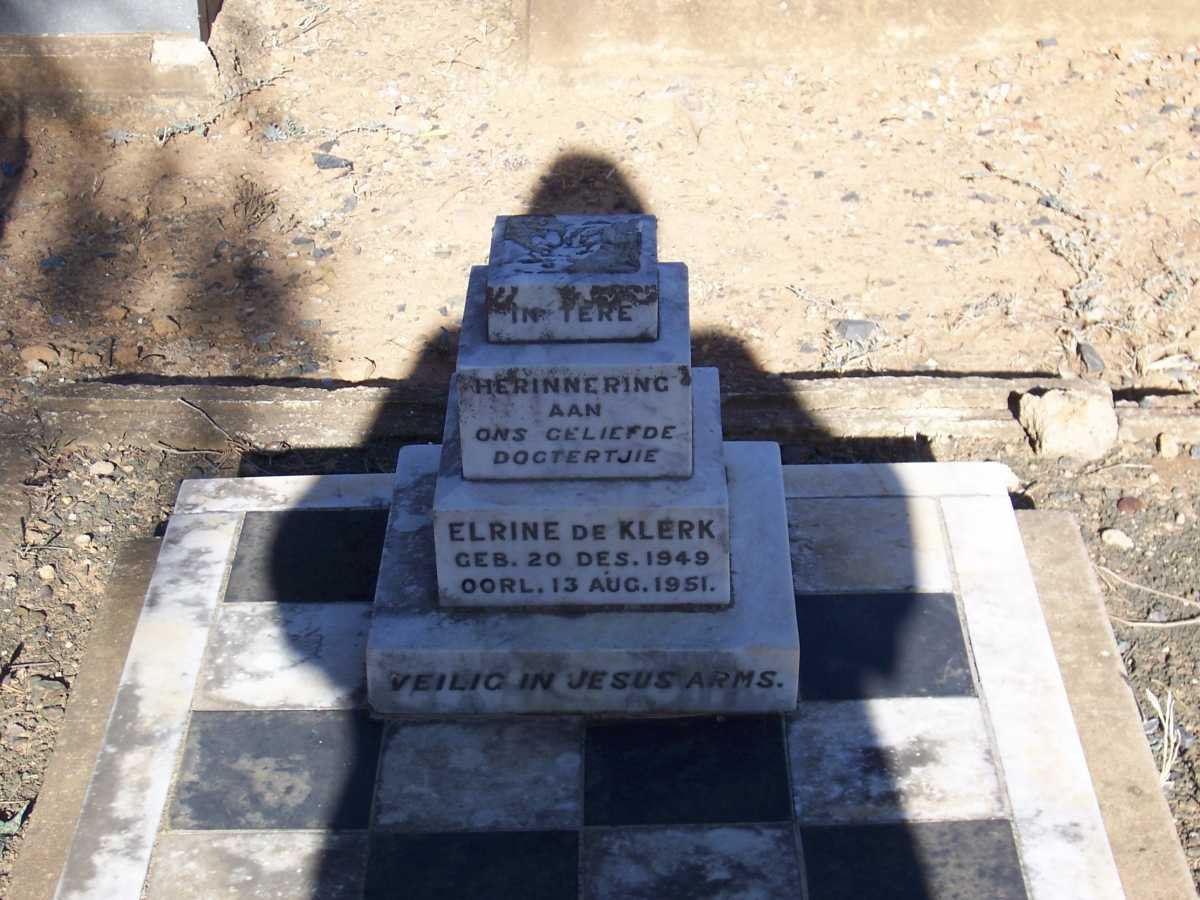 KLERK Elrine, de 1949-1951