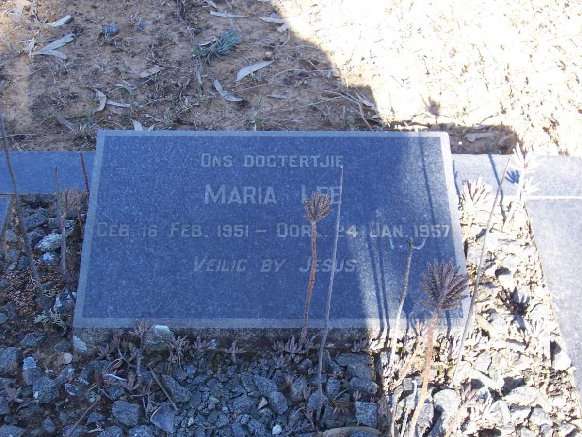 LEE Maria 1951-1957