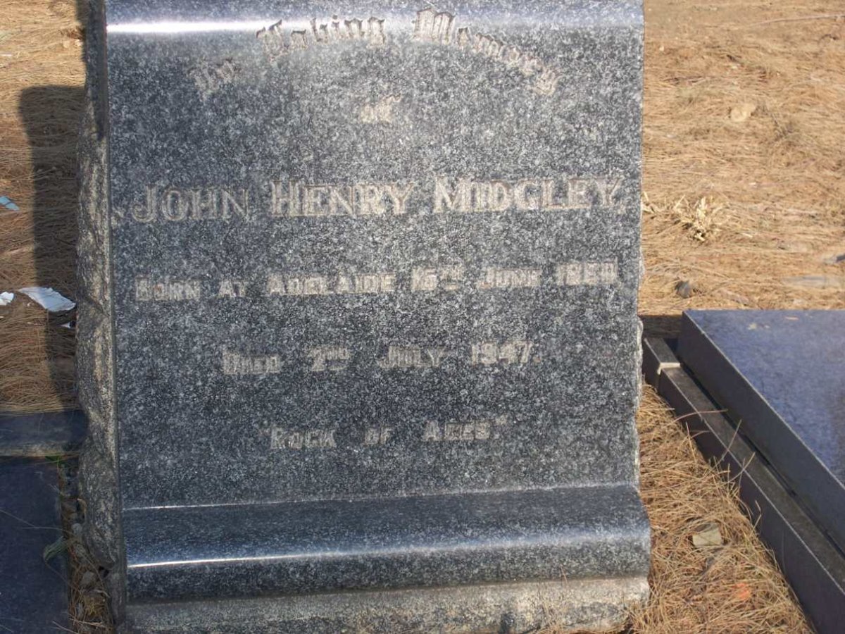 MIDGLEY John Henry 1860-1947