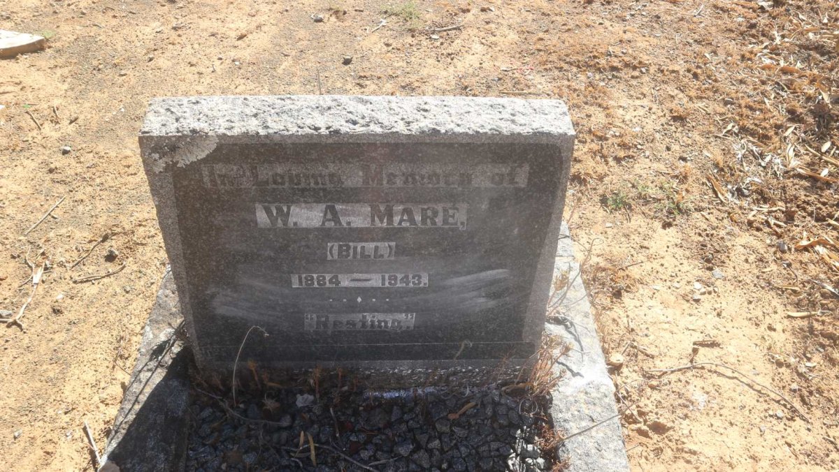 MARÉ W.A. 1884-1943