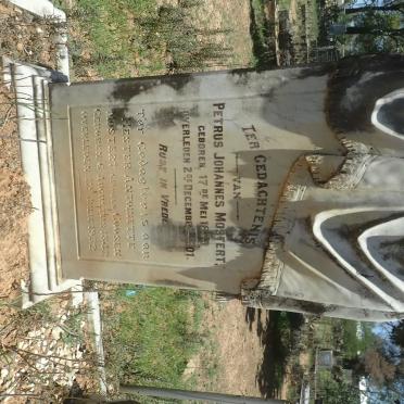 MOSTERT Petrus Johannes 1833-1901 &amp; Hester Antoinette GOOSEN 1842-1932