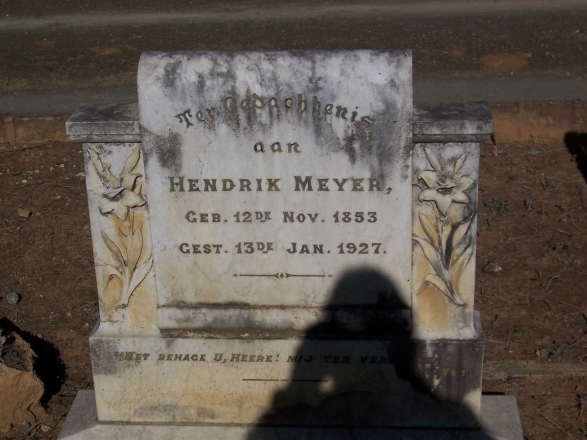 MEYER Hendrik 1853-1927