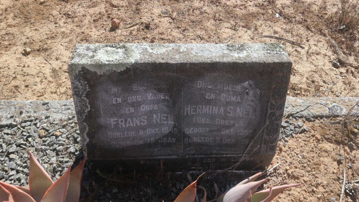 NEL Frans -1949 &amp; Hermina S. DREYER 1886-1967