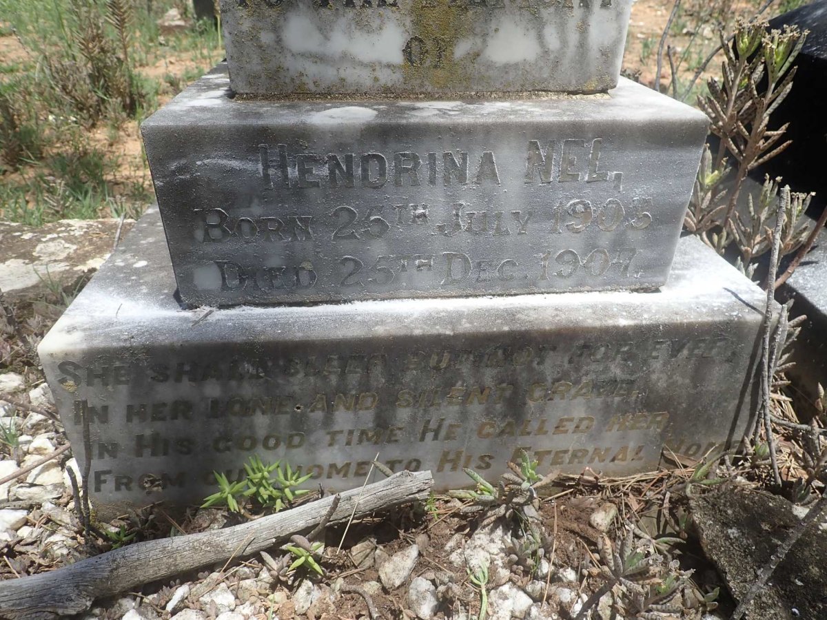 NEL Hendrina 1905-1907