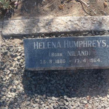 HUMPHREYS Helena nee NILAND 1880-1964