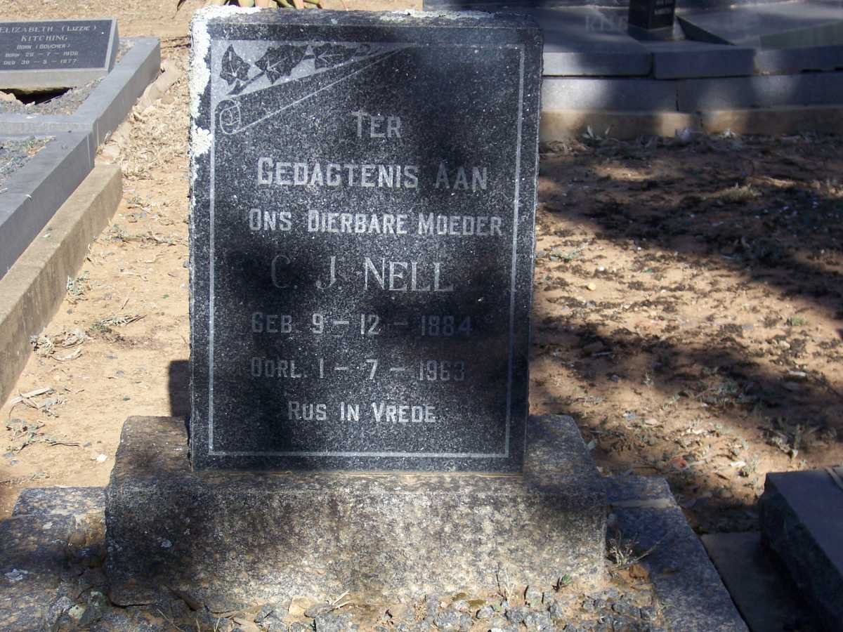 NELL C.J. 1884-1963