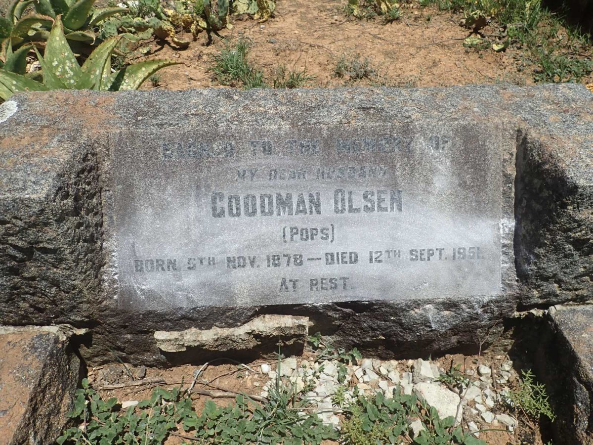 OLSEN Goodman 1878-1951