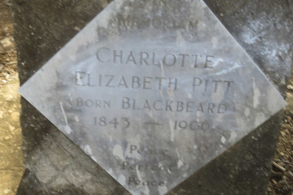 PITT Joseph 1839-1922 &amp; Charlotte Elizabeth BLACKBEARD 1843-1906 