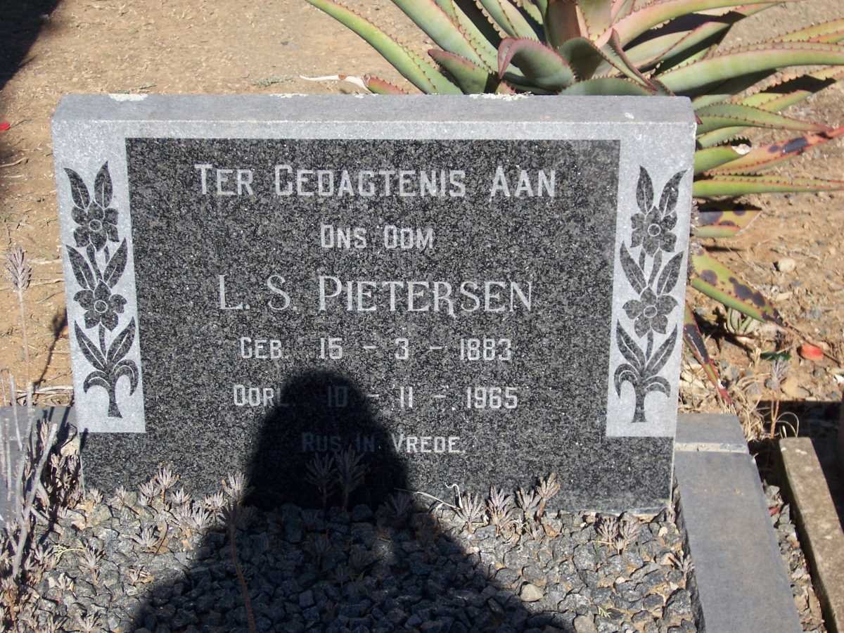 PIETERSEN L.S. 1883-1965