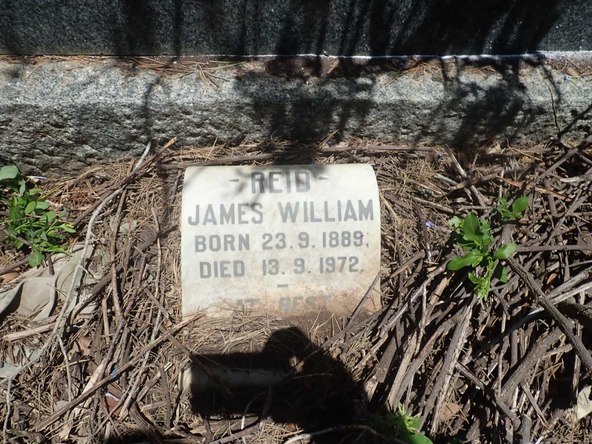 REID James William 1889-1972