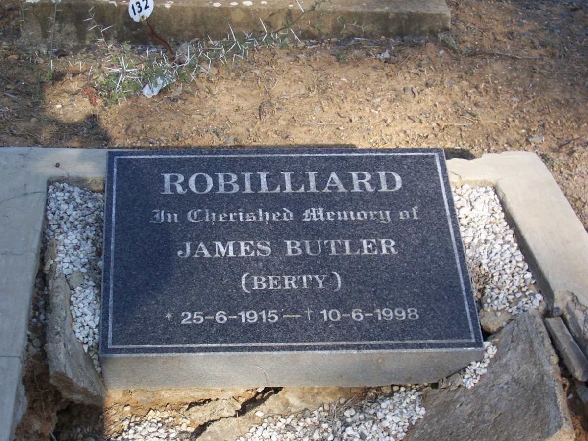 ROBILLIARD James Butler 1915-1998