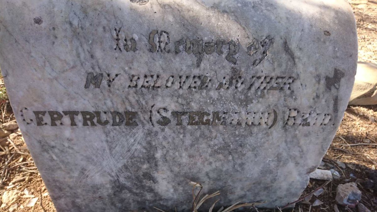 REID Gertrude nee STEGMANN