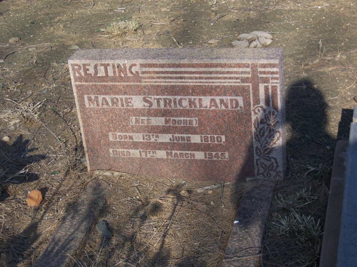STRICKLAND Marie nee MOORE 1880-1945